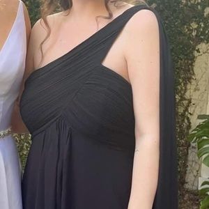 Floor length formal black dress. Worn once.